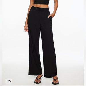 Dynamite Yasmin Black Straight Leg Dress Pants
